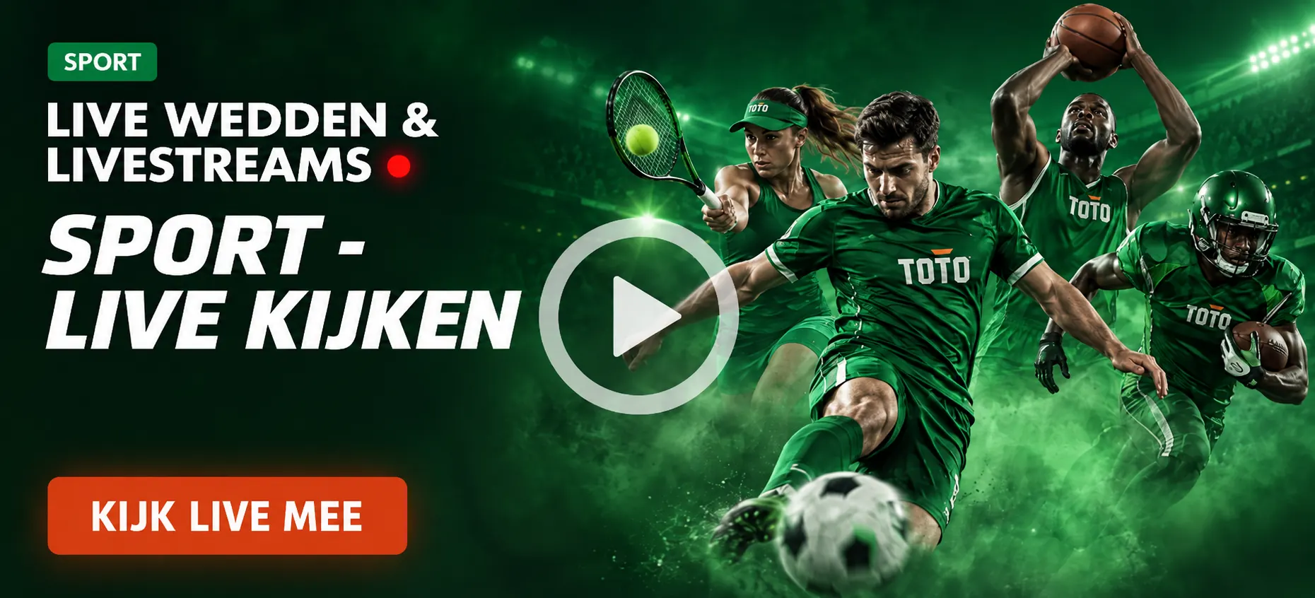 Kijk live mee via de livestream van TOTO