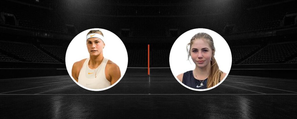 Aryna Sabalenka – P. Iatcenko op tv