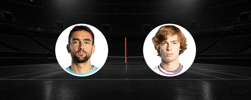 Marin Čilić – Andrey Rublev op tv