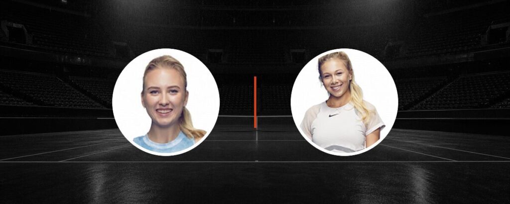 A. Potapova – Amanda Anisimova op tv