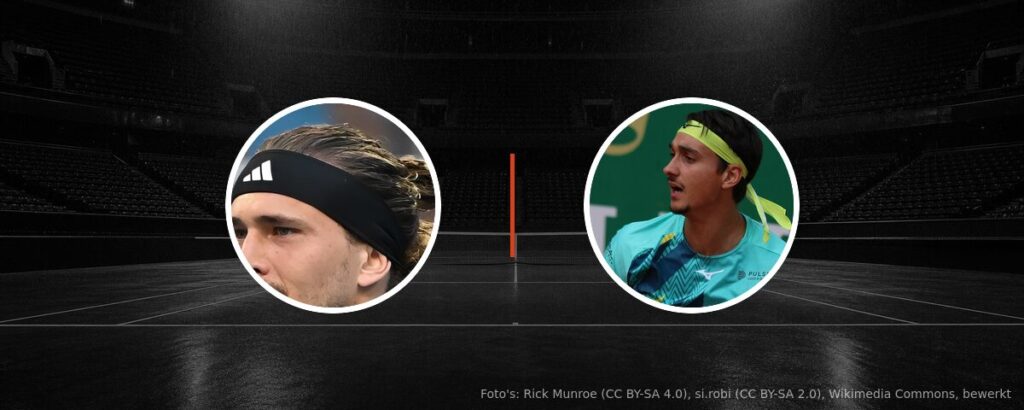 Alexander Zverev – Lorenzo Sonego op tv