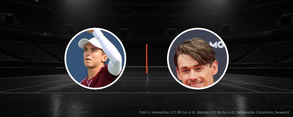 Andrea Guerrieri – Alex de Minaur op tv