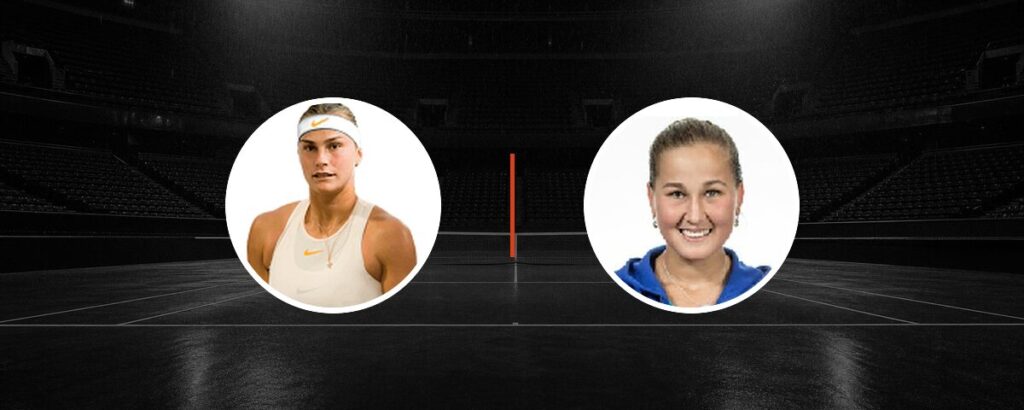 Aryna Sabalenka – K. Rakhimova op tv