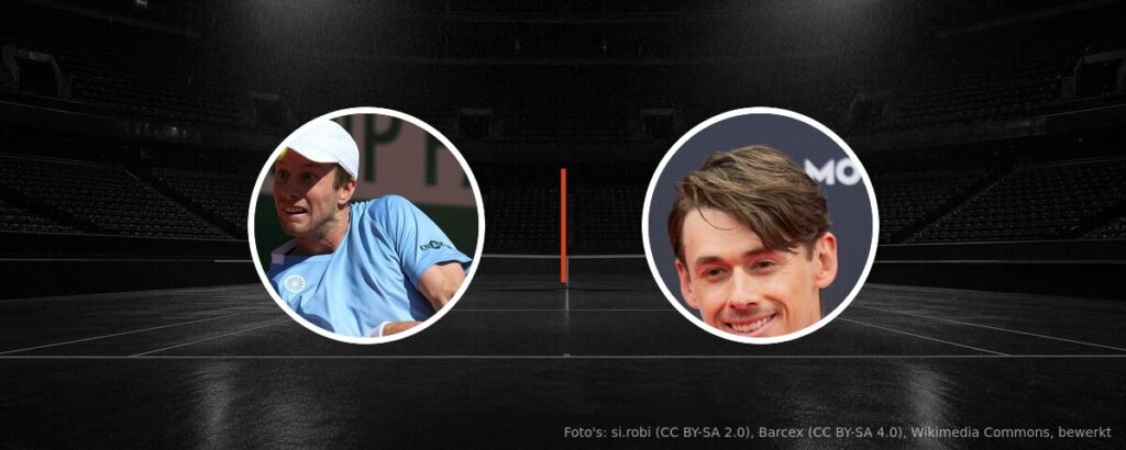 Botic van de Zandschulp – Alex de Minaur op tv