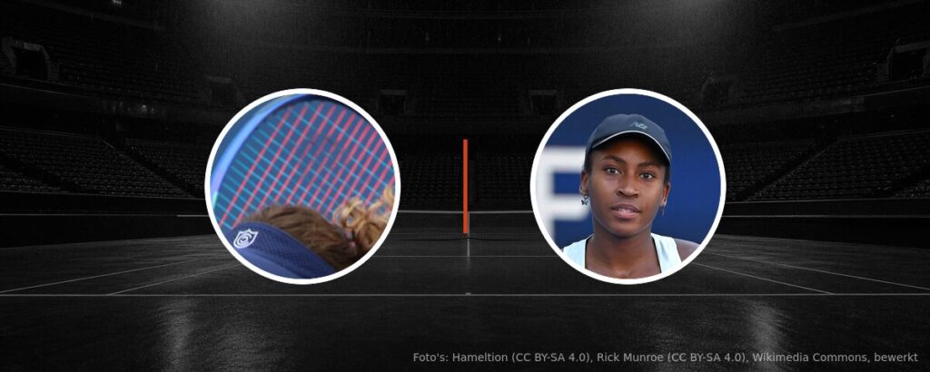 Cristina Bucșa – Coco Gauff op tv