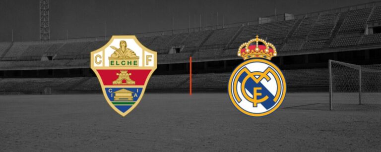 Elche – Real Madrid op tv