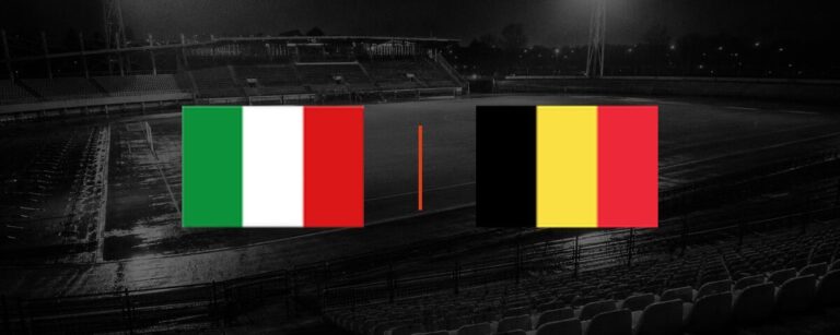Italië – België op tv