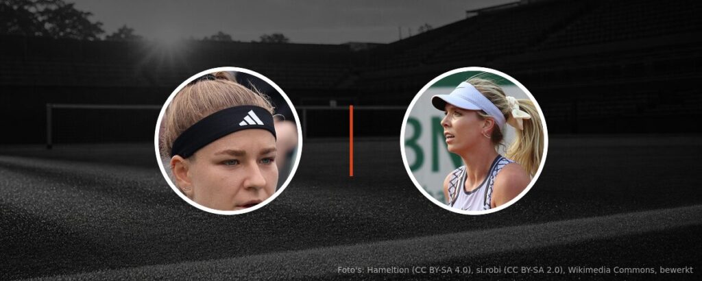 Karolína Muchová – Katie Boulter op tv