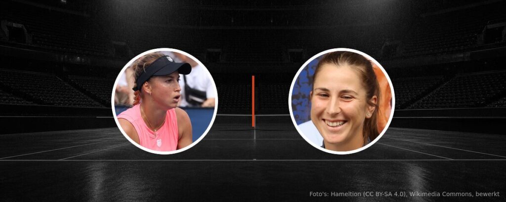 Yulia Putintseva – Belinda Bencic op tv