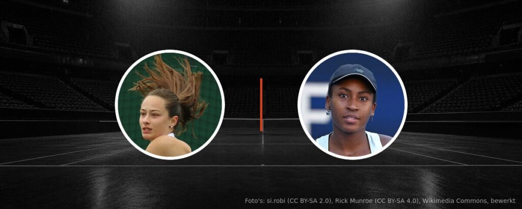 Zeynep Sönmez – Coco Gauff op tv