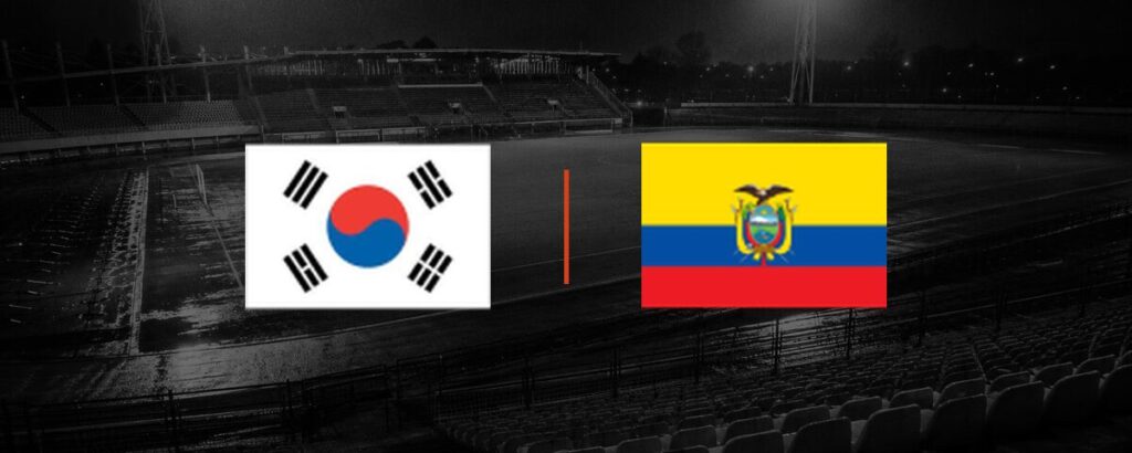 Zuid-Korea – Ecuador op tv