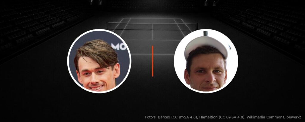 Alex de Minaur – Hubert Hurkacz op tv