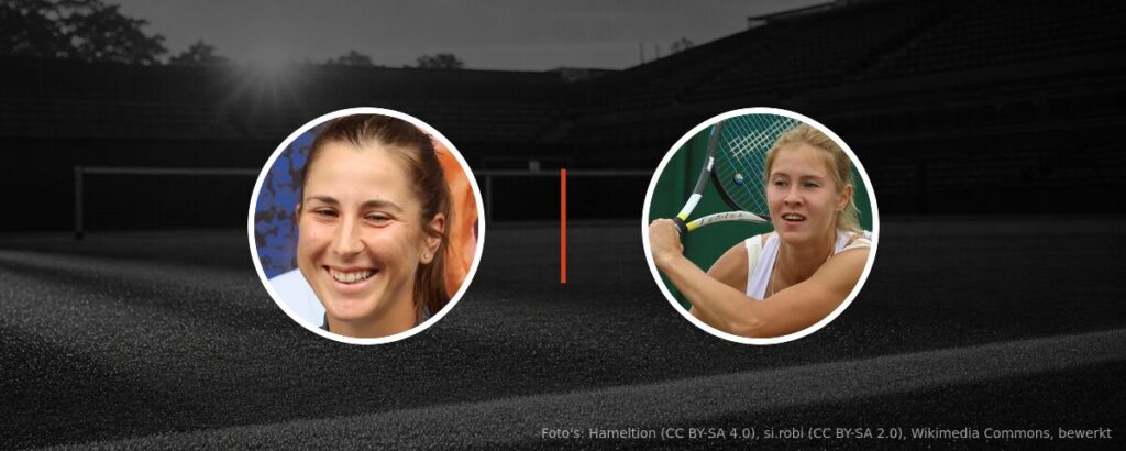 Belinda Bencic – Anastasia Zakharova op tv