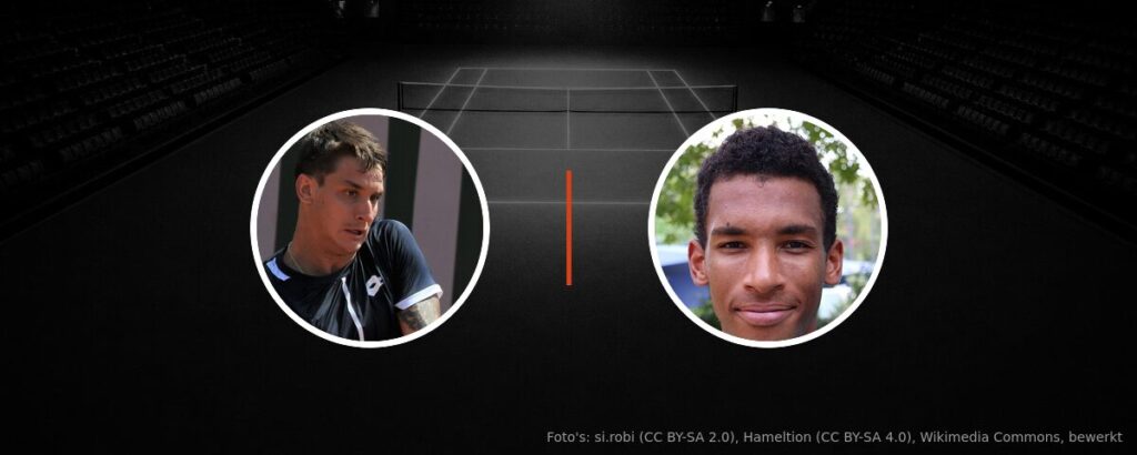 Camilo Ugo Carabelli – Félix Auger-Aliassime op tv