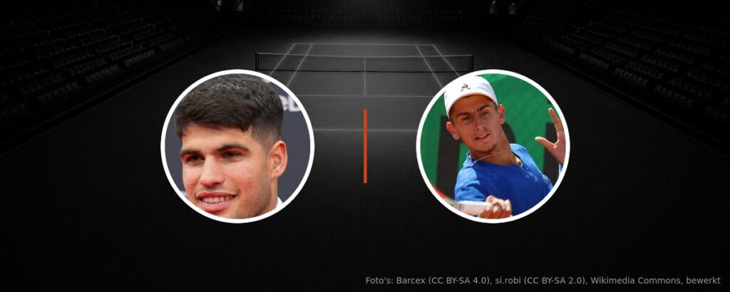 Carlos Alcaraz – Matteo Arnaldi op tv