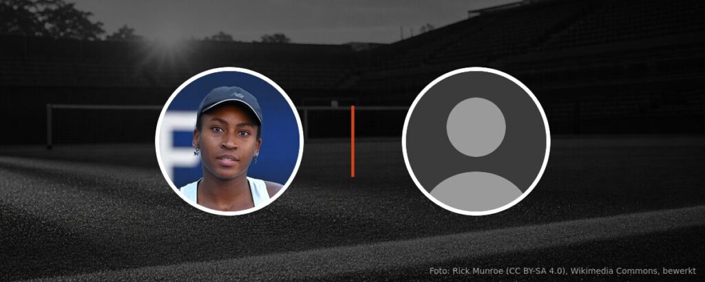 Coco Gauff – Sun Xinran op tv