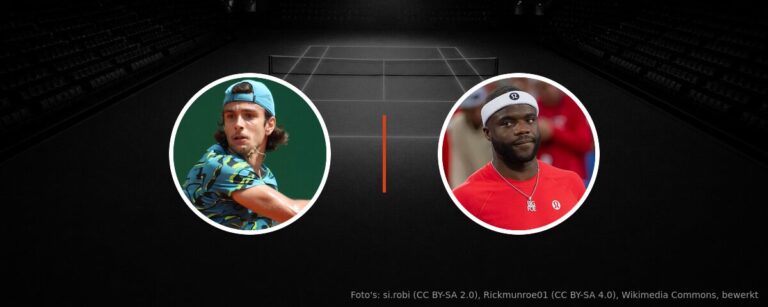 Lorenzo Musetti – Frances Tiafoe op tv