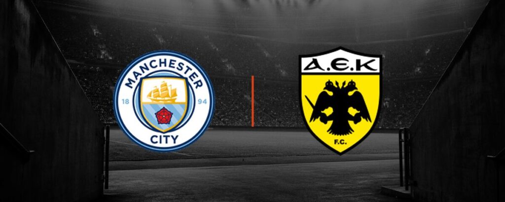 Manchester City – AEK Athens FC op tv