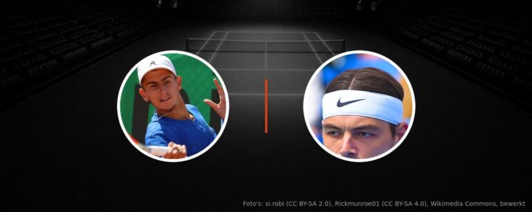 Matteo Arnaldi – Taylor Fritz op tv