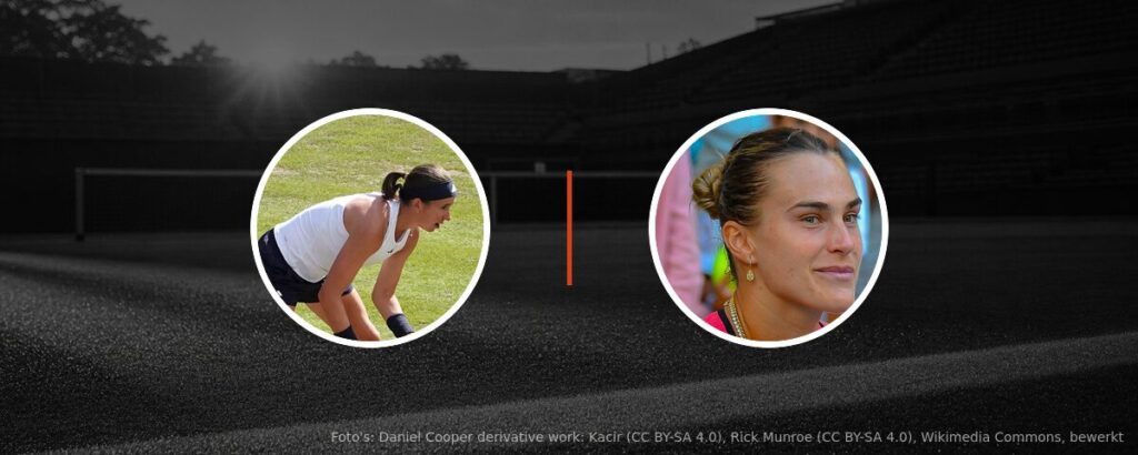 Nikola Bartůňková – Aryna Sabalenka op tv
