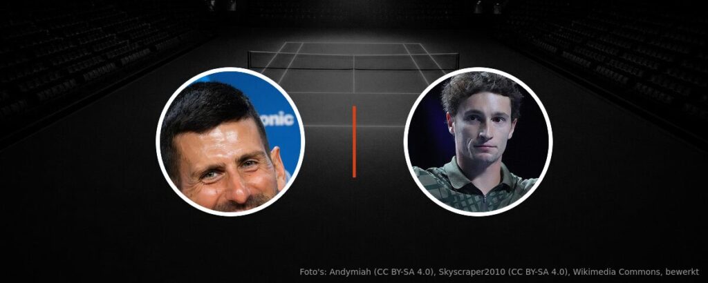 Novak Djokovic – Ugo Humbert op tv