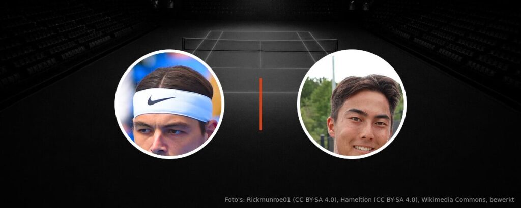 Taylor Fritz – Rinky Hijikata op tv